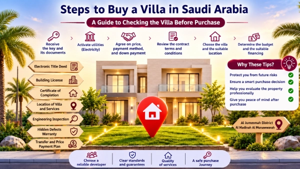 Steps to Buy a Villa in Saudi Arabia 2026: Complete Guide
